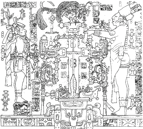 Palenque. Dragon celeste y Axis Mundi